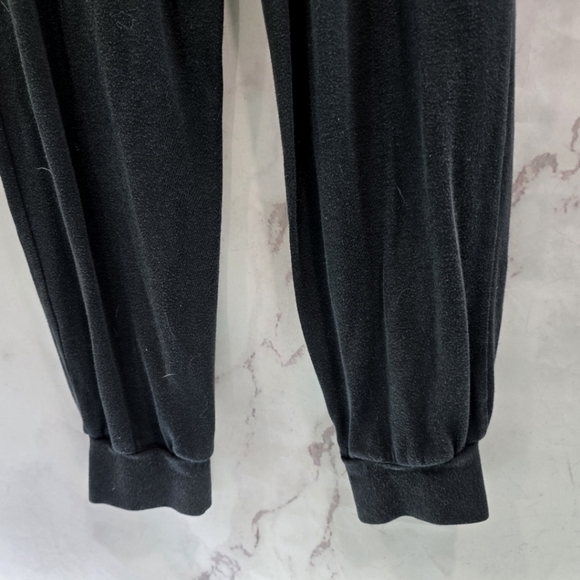 Madewell Jumpsuit Womens Large Black Slouchy Pockets Jogger Breeze Drawstring - Picture 8 of 10